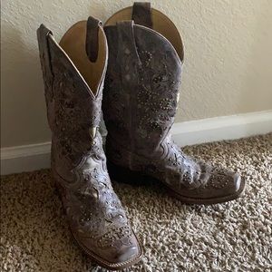 Corral vintage square toe cowgirl boots